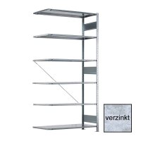 META CLIP Anbauregal 2500 x 1300 x 300 mm, 6 Böden,...