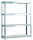 META SPEED-RACK Weitspannregal 2970 x 2000 x 800 mm, 4 Ebenen, Stahlpaneelböden