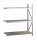 META MINI-RACK Anbauregal 2200 x 2200 x 1050 mm, 3 Ebenen, Spanplattenauflage