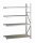 META MINI-RACK Anbauregal 2500 x 1800 x 800 mm, 4 Ebenen, Spanplattenauflage