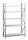 META MINI-RACK Grundregal 3000 x 1400 x 650 mm, 5 Ebenen, Stahlpaneelauflage