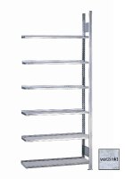 META CLIP Anbauregal 2200 x 1000 x 300 mm, 6 Böden