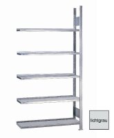 META CLIP Anbauregal 1850 x 1250 x 300 mm, 5 Böden