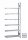 META CLIP Anbauregal 2200 x 750 x 300 mm, 6 Böden