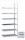META FIX Anbauregal 2200 x 1000 x 600 mm, 6 Böden