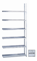 META FIX Anbauregal 2200 x 1000 x 300 mm, 6 Böden