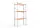 META MULTIPAL Grundregal 5500 x 2700 x 1100 mm, 3 Ebenen