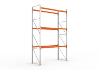 META MULTIPAL Grundregal 4400 x 2700 x 1100 mm, 3 Ebenen