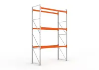 META MULTIPAL Grundregal 4400 x 2700 x 1100 mm, 3 Ebenen