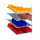 META CLIP Schrägboden-Anbauregal 2000 x 1300 x 1228 mm, 4 Böden