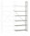 MANUFLEX Archiv-Anbauregal 2250x930x300 mm, 6 Böden