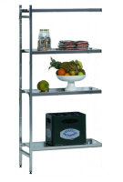 SCHULTE Lebensmittel-Anbauregal Aluminium 1950 x 1000 x...