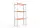 META MULTIPAL Grundregal 5500 x 2700 x 1100 mm, 3 Ebenen